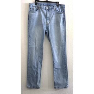 Levi’s 511 Jeans Men’s 40x32 Light Wash Blue Stretch Denim Straight Legs